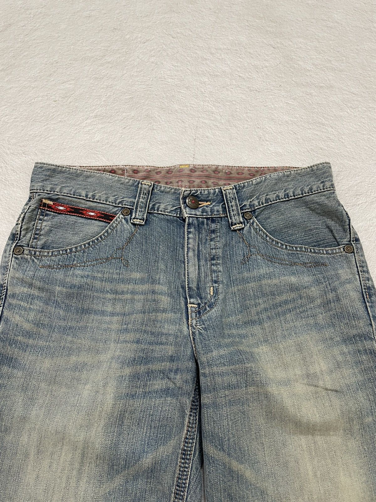 Japanese Brand 2000s Edwin Jorts Blue Jeans Mudwash Mudwash Denim Y2K LGB Size US 34 / EU 50 - 2 Thumbnail