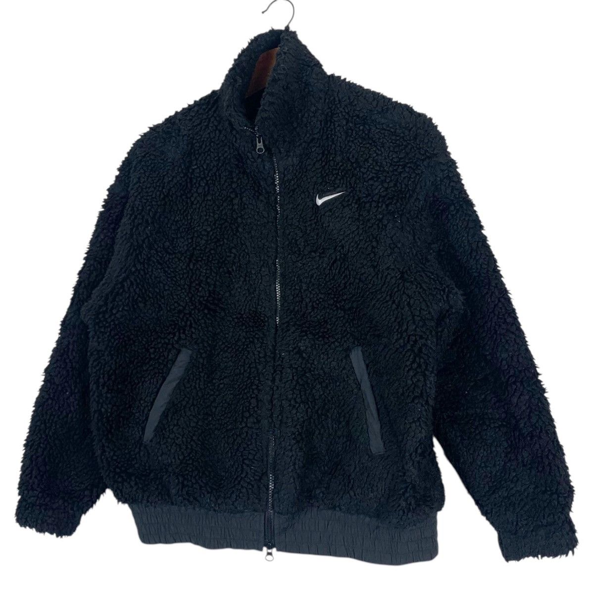Nike Vintage Nike Swoosh Fleece Sweater Jacket Size US S / EU 44-46 / 1 - 3 Thumbnail