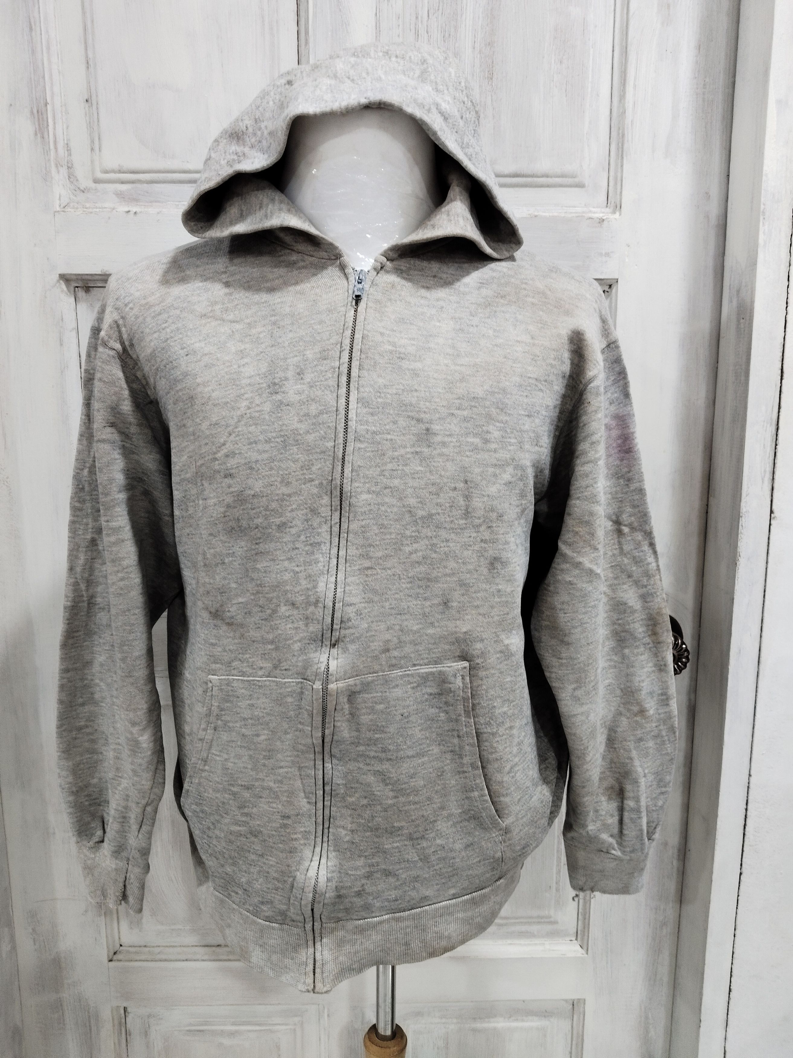 Vintage Vintage 80s Faded and Distressed Kurt Cobain Style Sweater Size US L / EU 52-54 / 3 - 1 Thumbnail