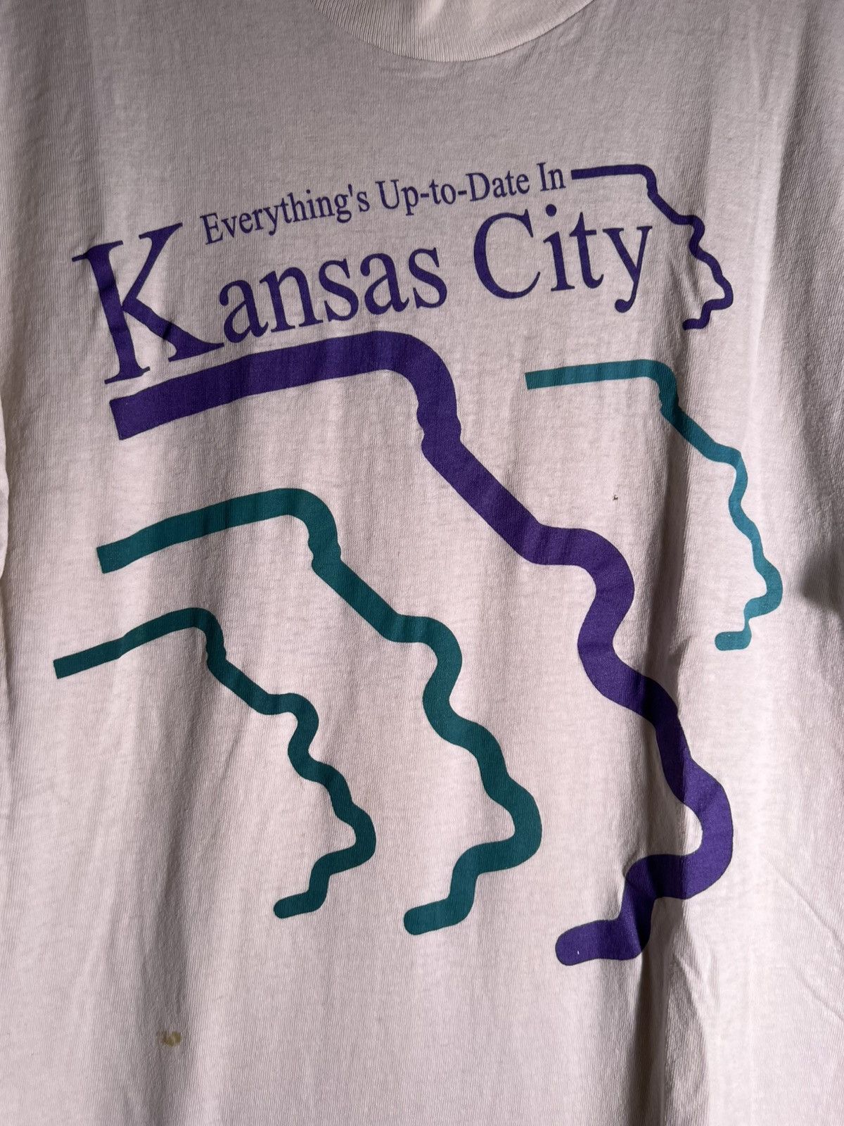 Vintage 90’s VTG Vintage Kansas City Missouri Retro Streetwear Shirt Size US XL / EU 56 / 4 - 4 Thumbnail