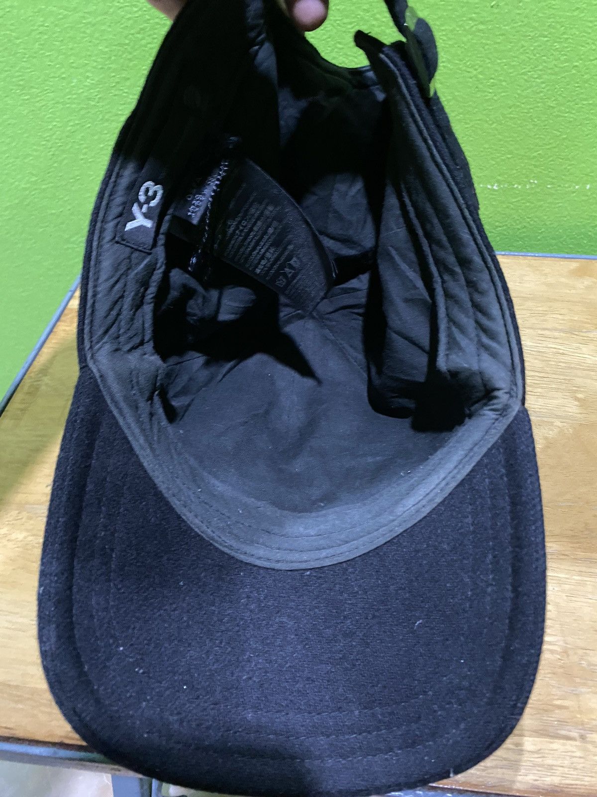 Adidas × Y-3 × Yohji Yamamoto Y-3 Wool Logo Cap Size ONE SIZE - 5 Thumbnail