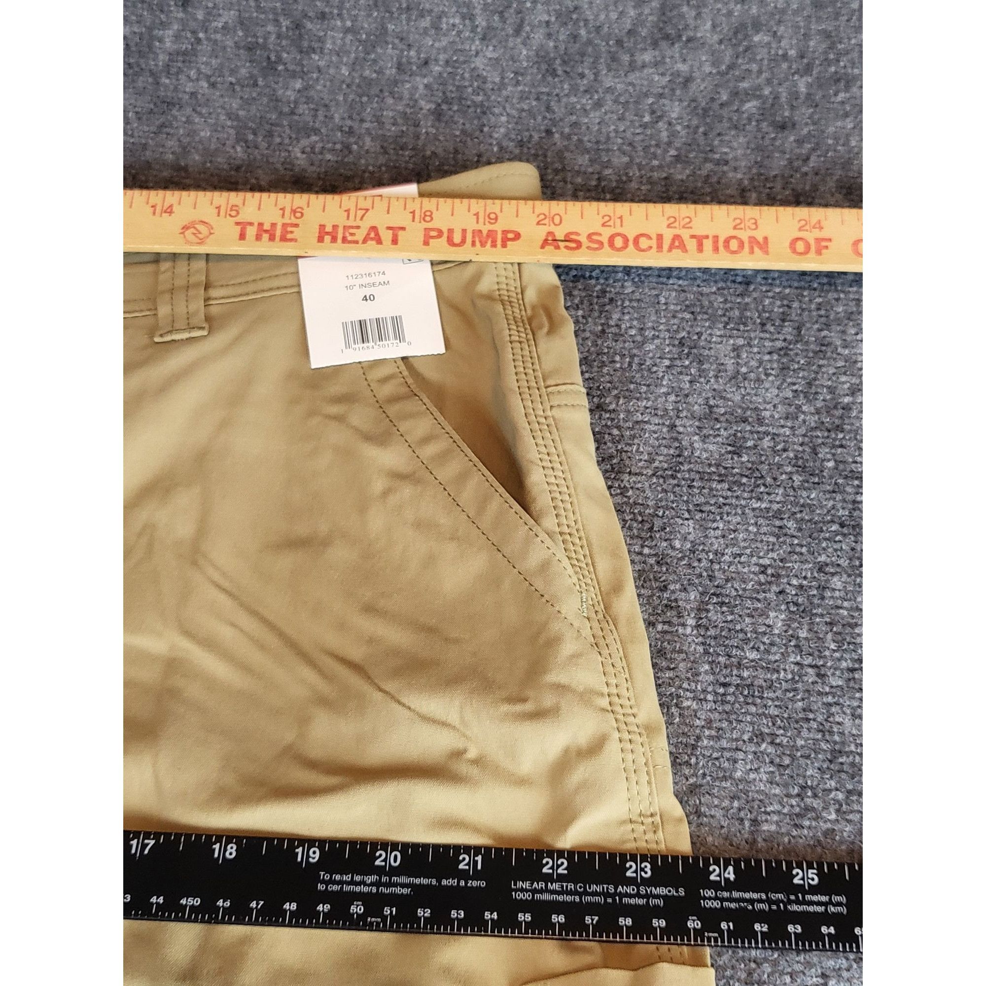Wrangler Wrangler Performance Elastic Waist Shorts Men Sz 40 Khaki Br Size US 40 / EU 56 - 5 Thumbnail