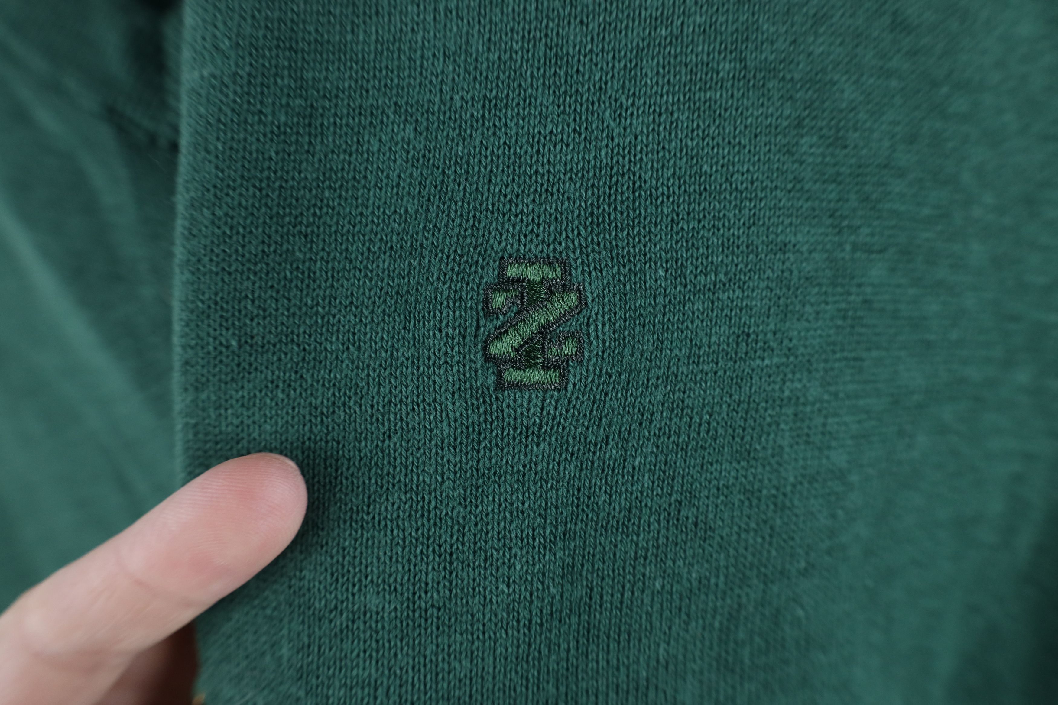 Izod New Izod Ribbed Knit Sleeveless V-Neck Sweater Vest Green Size US XXL / EU 58 / 5 - 4 Thumbnail