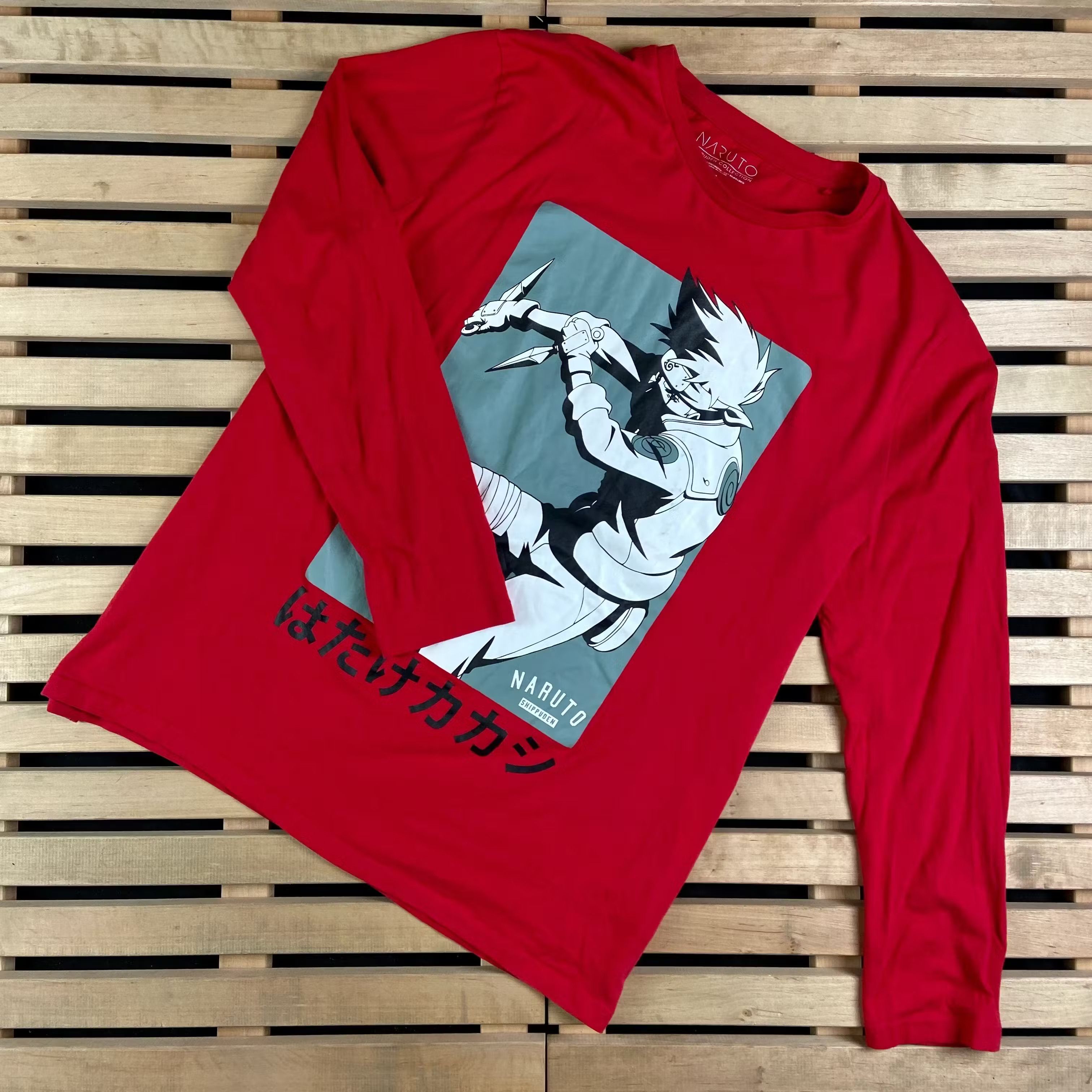 Japanese Brand × Vintage Mens Vintage T Shirt Long Sleeve Naruto Size XXL 2XL Size US XXL / EU 58 / 5 - 1 Thumbnail