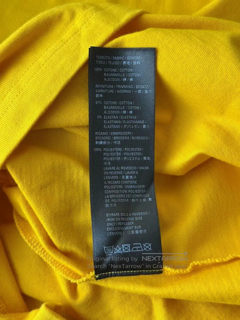 Balenciaga Balenciaga Yellow Coca-Cola Embroidered Short-Sleeve Size US L / EU 52-54 / 3 - 6 Thumbnail