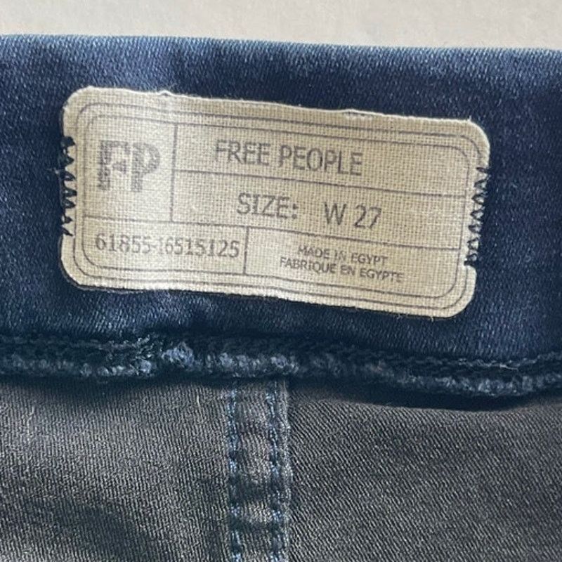 Free People Free People Feel Alright Skinny Jeans Blue - W27 Size 27" / US 4 / IT 40 - 7 Thumbnail