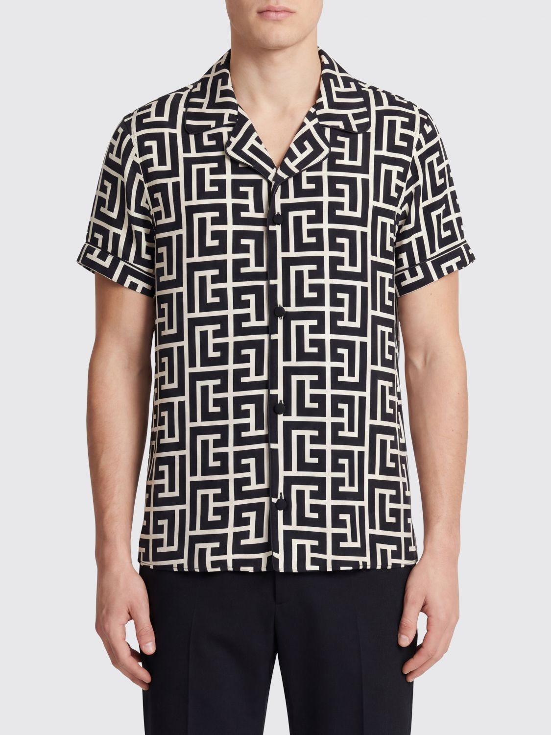 Balmain Balmain Shirt Men Ivory Size US L / EU 52-54 / 3 - 1 Thumbnail