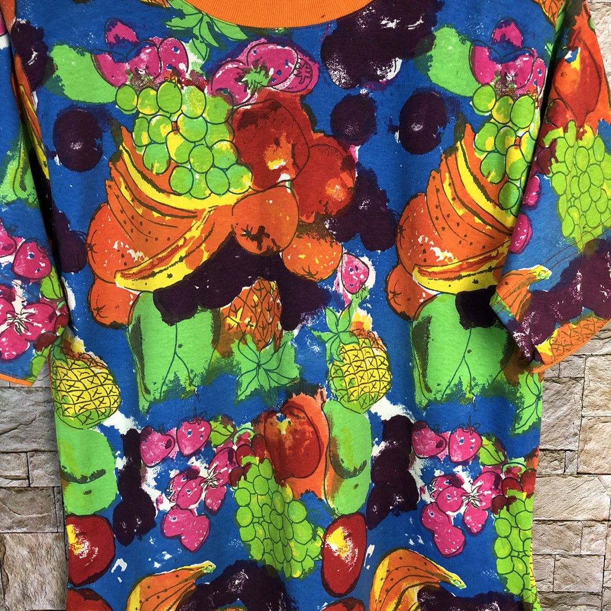 Japanese Brand Synopsis mix fruits T-Shirt #A281 Size US M / EU 48-50 / 2 - 7 Thumbnail