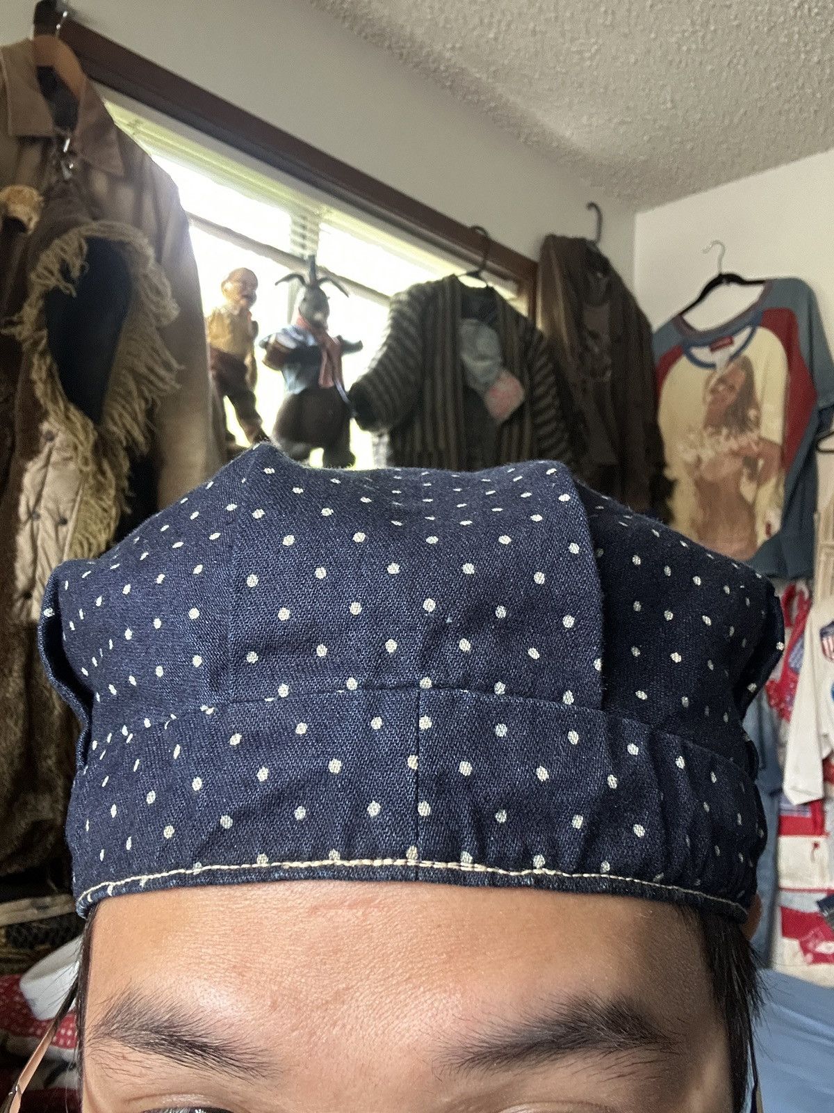 Sugar Cane Union Made Polka Dots Newboys wabash conductor kountry cap Size ONE SIZE - 12 Thumbnail