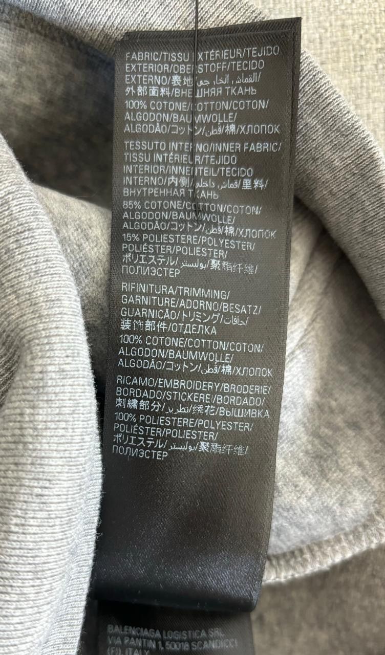 Balenciaga Balenciaga Cropped Zip Hoodie Size US XL / EU 56 / 4 - 5 Thumbnail