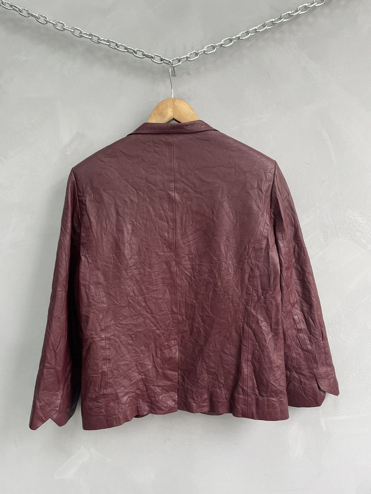 Zadig & Voltaire Avant garde Zadig Voltaire leather blazer y2k Size US XXS / EU 40 - 9 Thumbnail