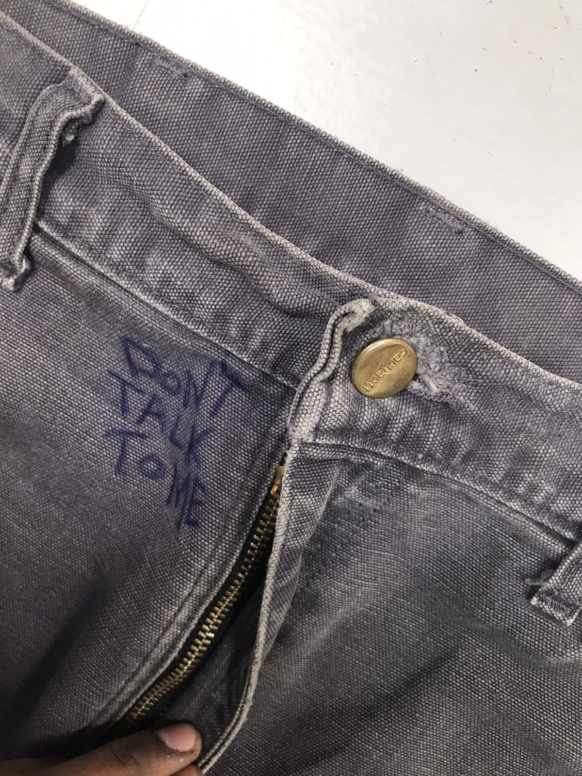 Carhartt Vintage Carhartt tan carpenter denim Size US 30 / EU 46 - 4 Thumbnail