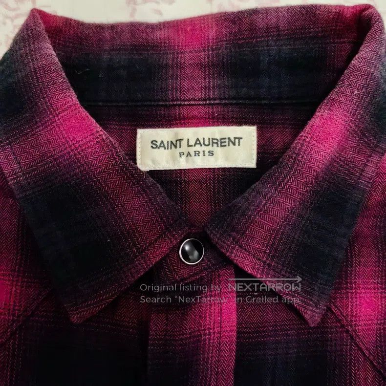 Saint Laurent Paris Saint Laurent Paris Cat Eye Shirt size M i Size US M / EU 48-50 / 2 - 2 Thumbnail