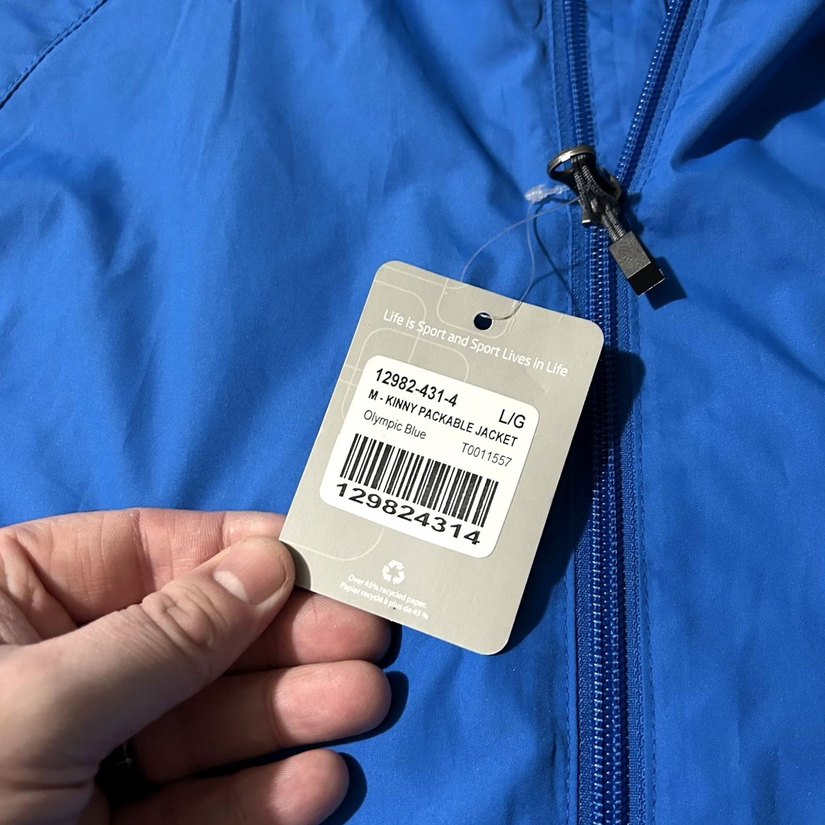 Vintage Elevate Windbreaker Jacket Men L Blue NWT Best Buy Size US L / EU 52-54 / 3 - 3 Thumbnail