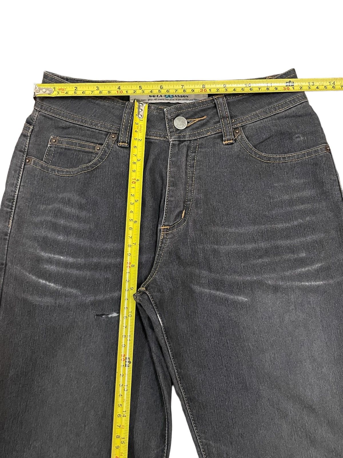 Japanese Brand Vintage Japanese Brand Ripped Style Fade Wash Bootcut Jeans Size 25" / US 0 / IT 36 - 11 Thumbnail