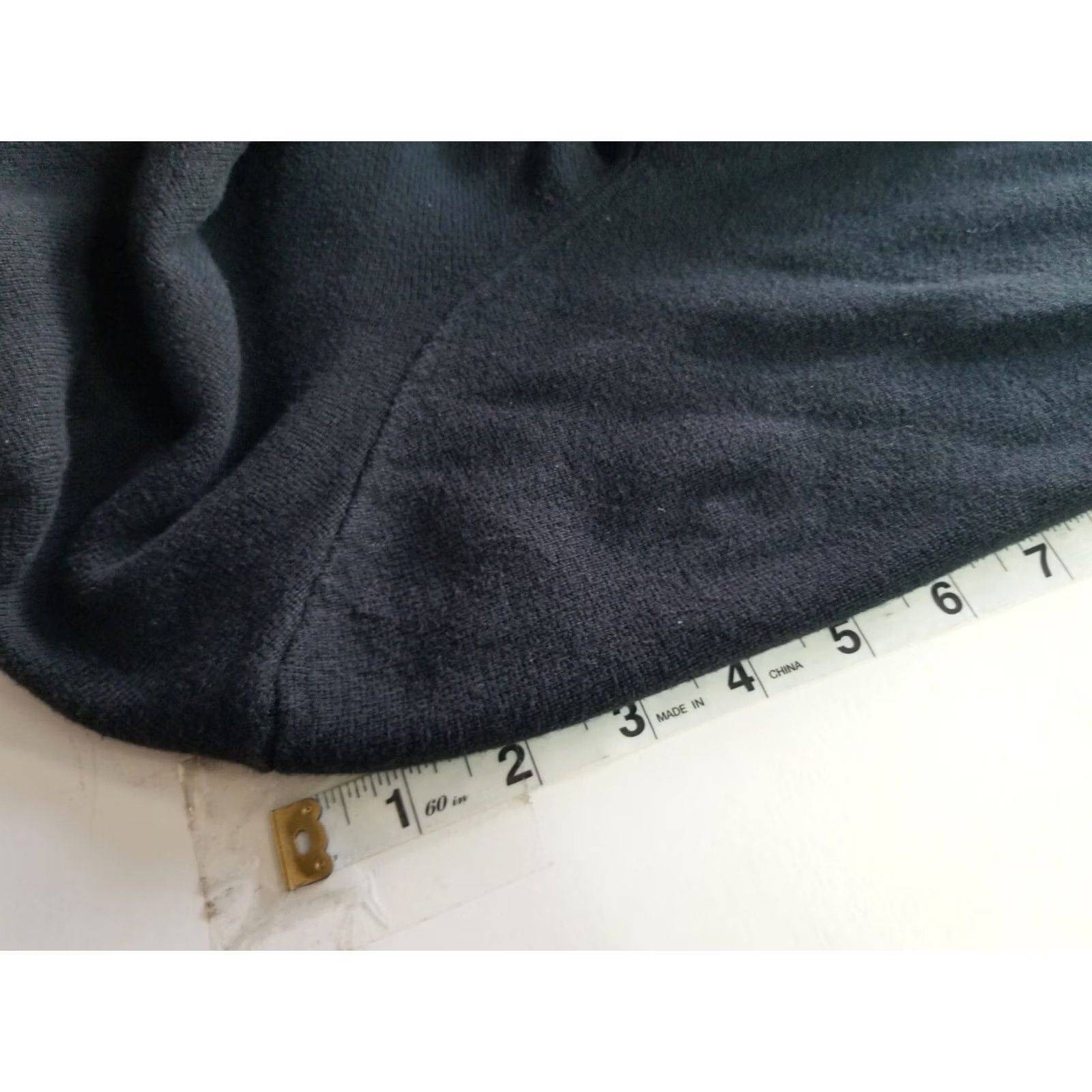 J.Crew J.CREW Cardigan Sweater Black Womens PL Petite Large Cotton Open Sweater Cardigan Heavyweight Pockets Size PL Womens Size L / US 10 / IT 46 - 7 Thumbnail