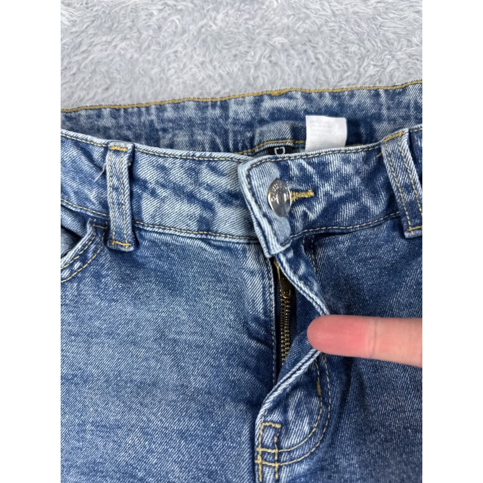 Denime Vintage Divided Women’s Blue Denim Bootcut Jeans 8 Regular Low Rise Cotton 28x30 Size 30" / US 8 / IT 44 - 5 Thumbnail