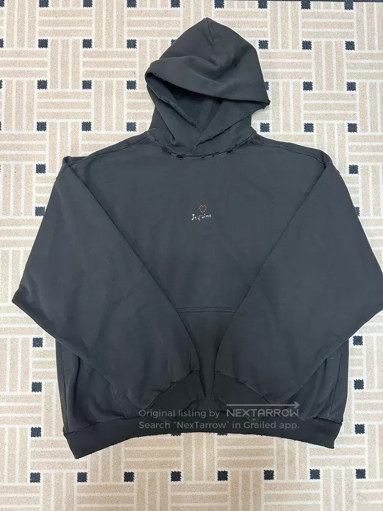 Balenciaga Balenciaga Letter Embroidered Sweatshirt Black Size US M / EU 48-50 / 2 - 1 Thumbnail