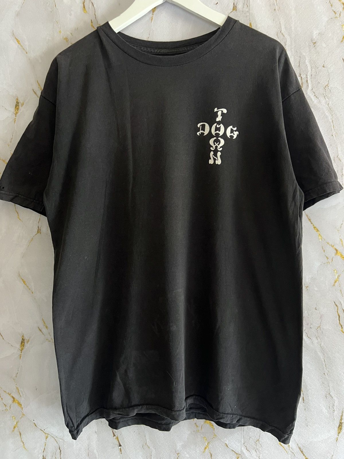 Japanese Brand Dog Torn Graphic Shirt – Distressed Grunge Streetwear Tee Size US L / EU 52-54 / 3 - 1 Thumbnail