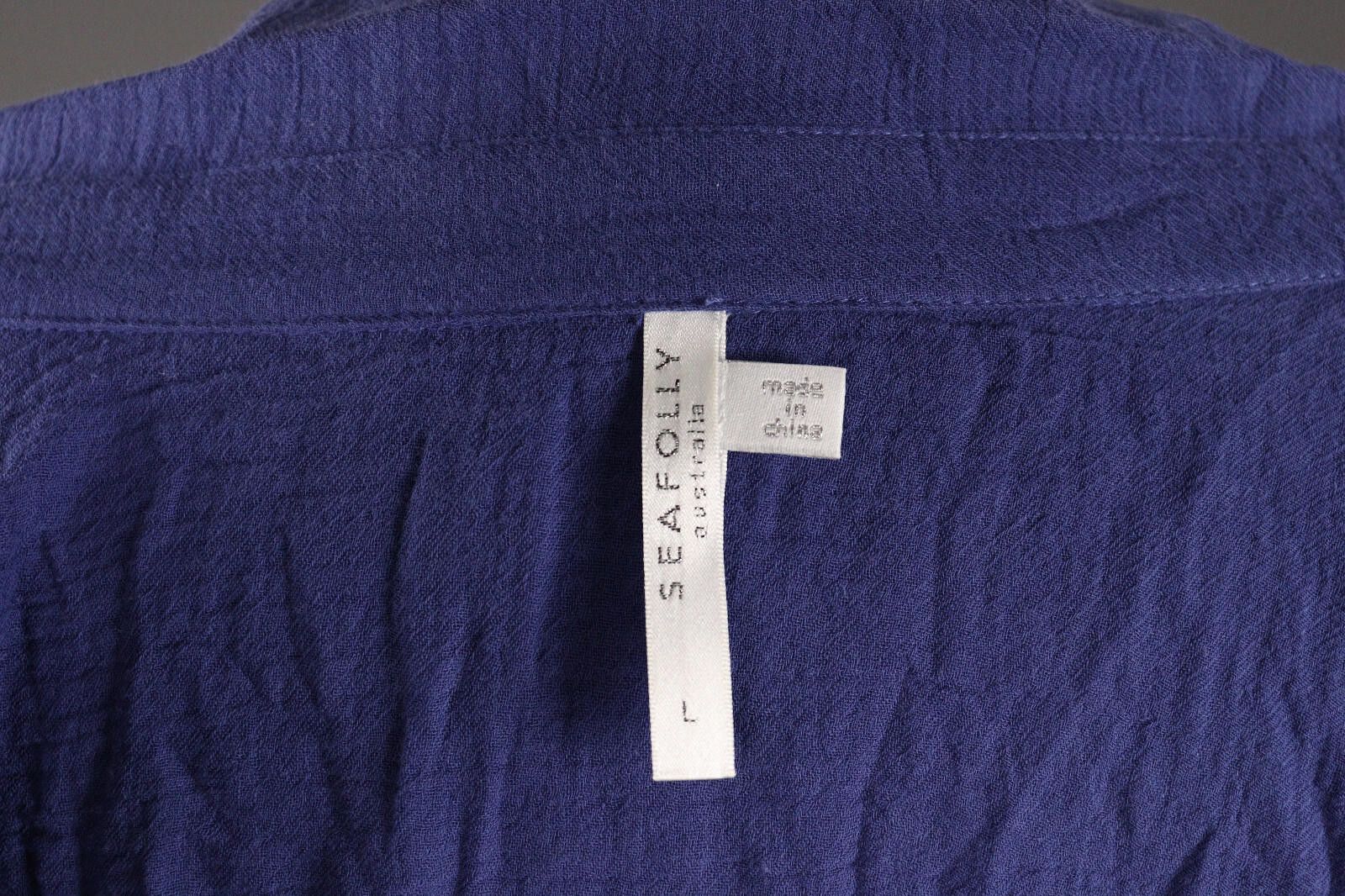 Designer Seafolly Designer Casual Long Blouse Shirt Tunic Size L Size L / US 10 / IT 46 - 8 Thumbnail