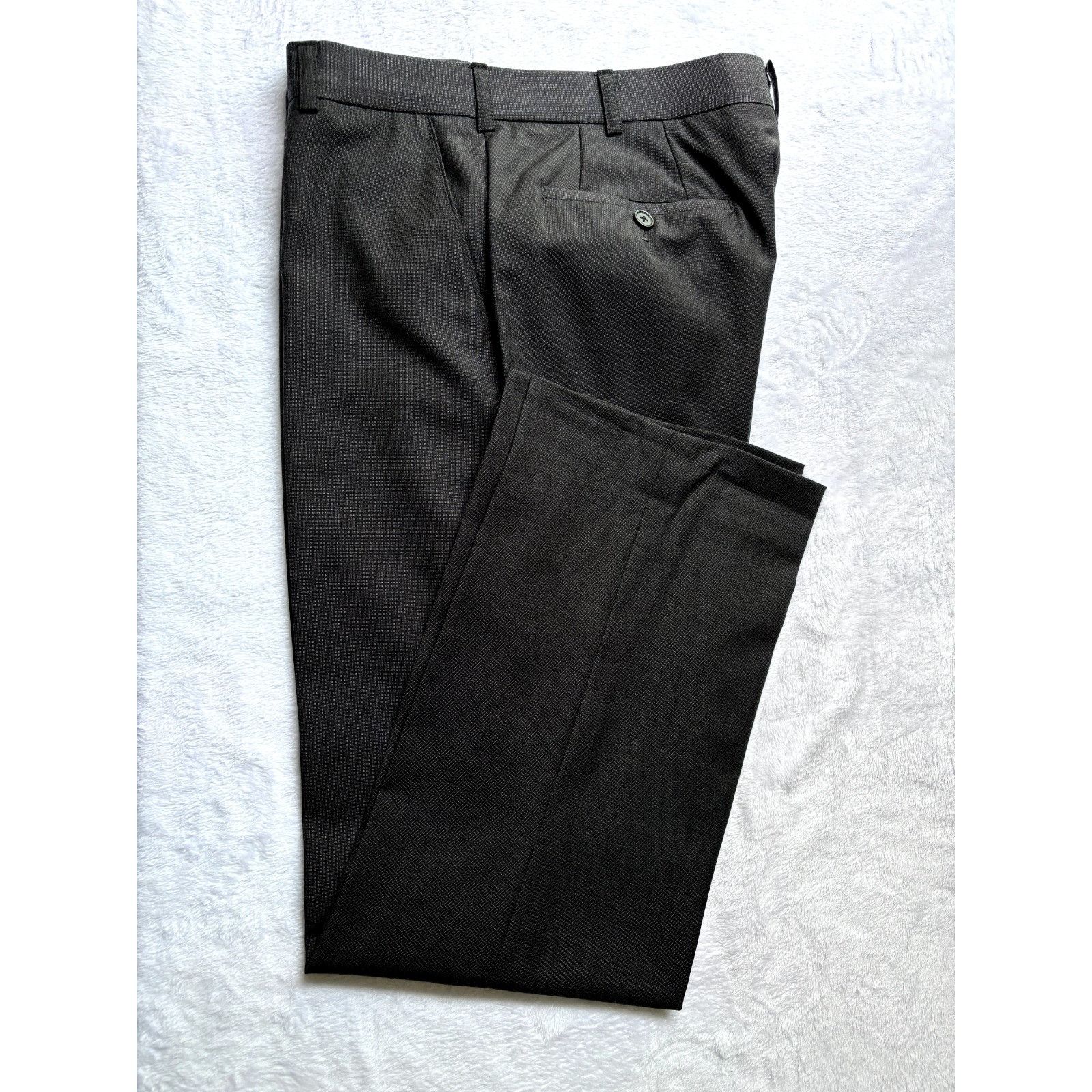 Brooks Brothers Brooks Brothers Brooksease Men's Dress Pants 38x31 Charcoal Size 38R - 10 Thumbnail