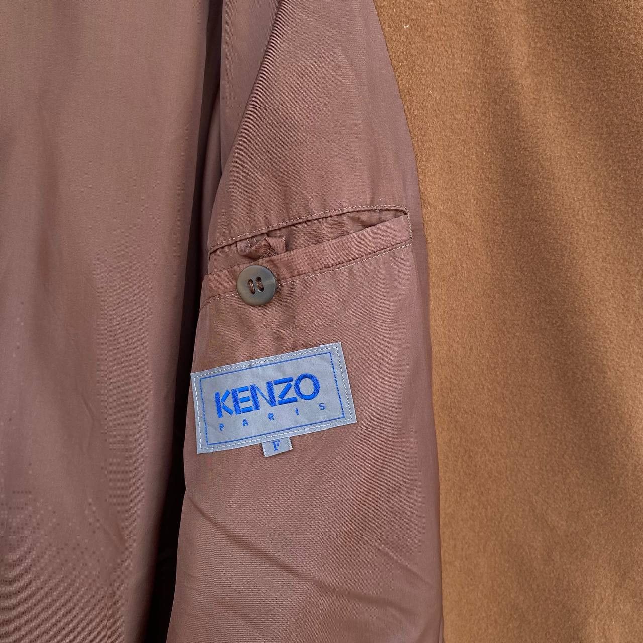 Kenzo VINTAGE KENZO MADE IN JAPAN WOOL JACKET CAMEL BROWN Size US L / EU 52-54 / 3 - 9 Thumbnail