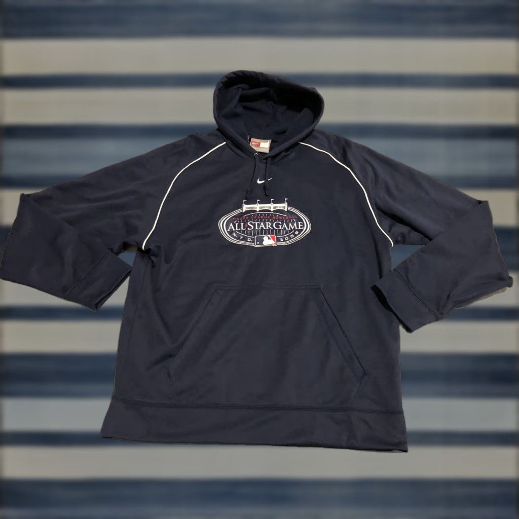 Nike Nike MLB All Star Game Hoodie Pullover Baseball-MLB Large Yankees Blue Mens L Size US L / EU 52-54 / 3 - 1 Thumbnail