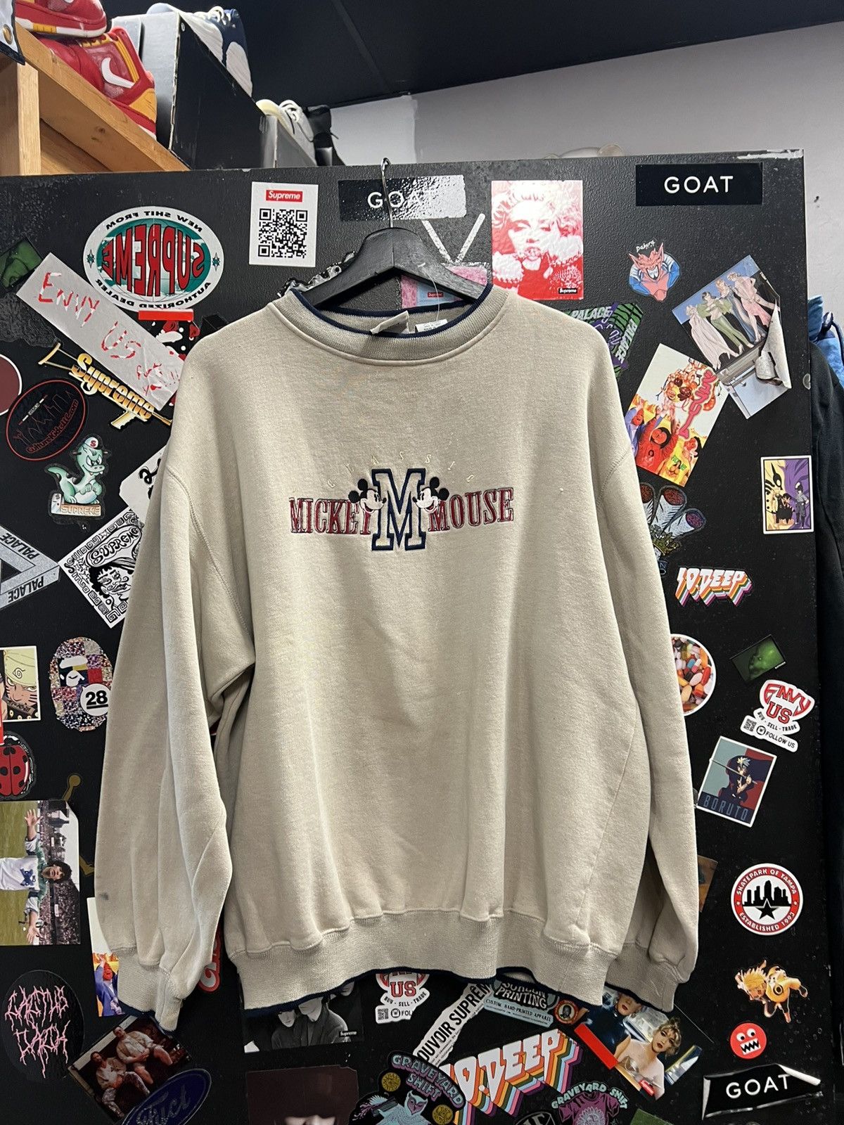 Disney × Vintage Vintage Mickey Mouse Classic Disney Sweater Size US XL / EU 56 / 4 - 1 Thumbnail