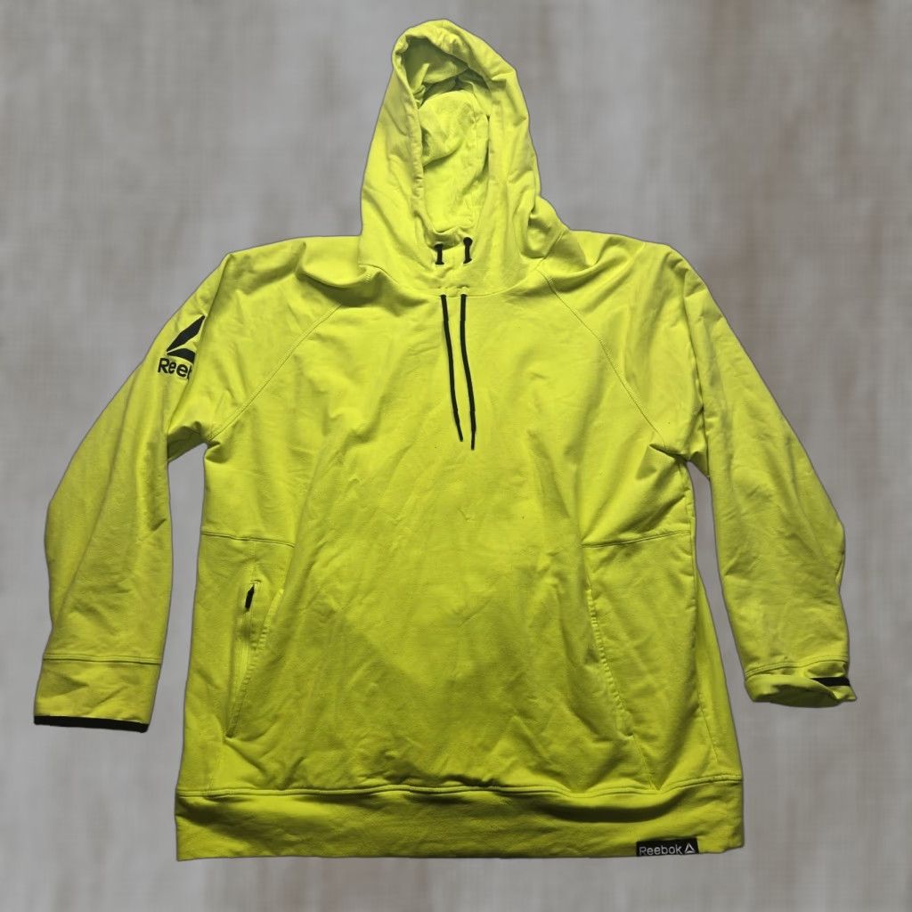 Reebok Reebok Hoodie Pullover Adult Men's 3XL Green Solid Logo Casual Fit All Seasons Sports 3XL Mens Size US XXL / EU 58 / 5 - 1 Thumbnail