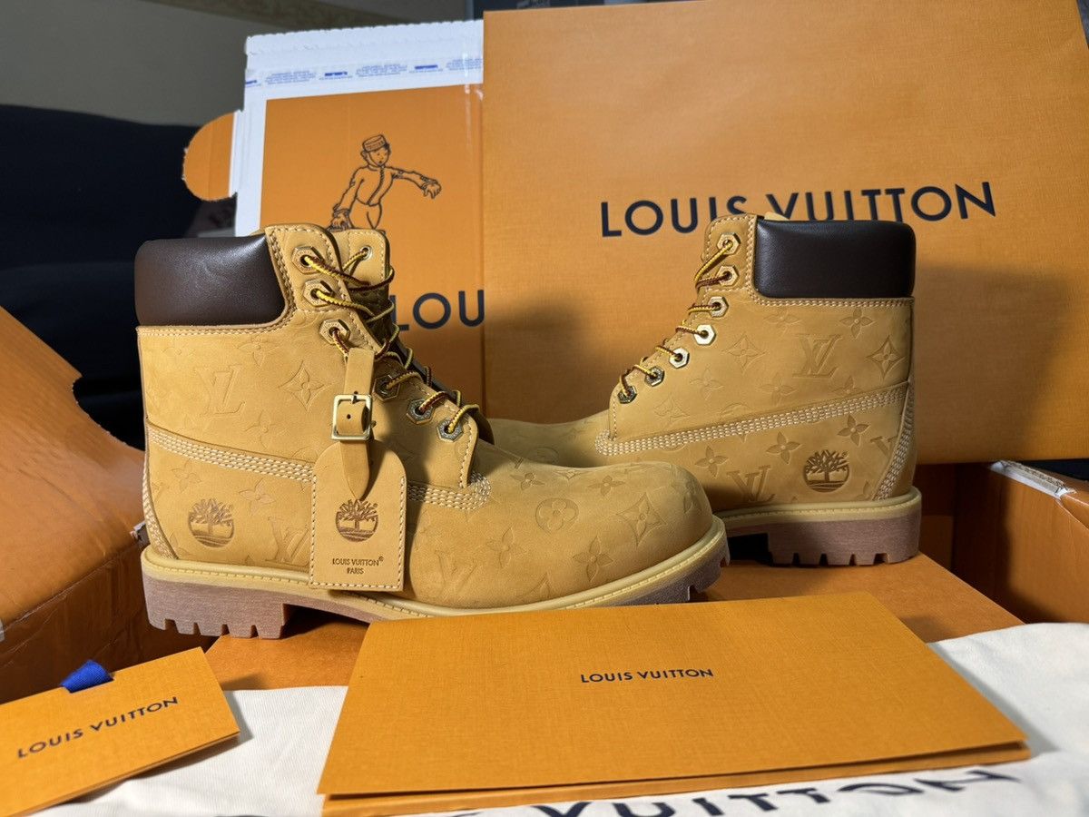 Louis Vuitton Louis Vuitton x Timberland 6-Inch Boot Monogram Size US 10.5 / EU 43-44 - 1 Thumbnail