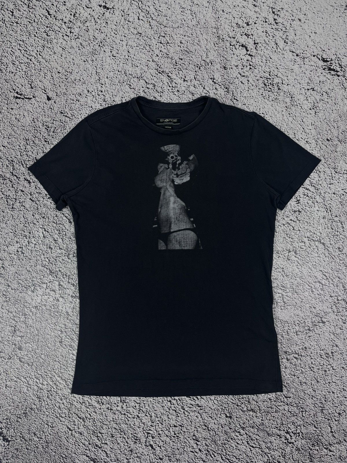 Vintage Energie by Miss Sixty Sexy Logo Girl Gun Tee