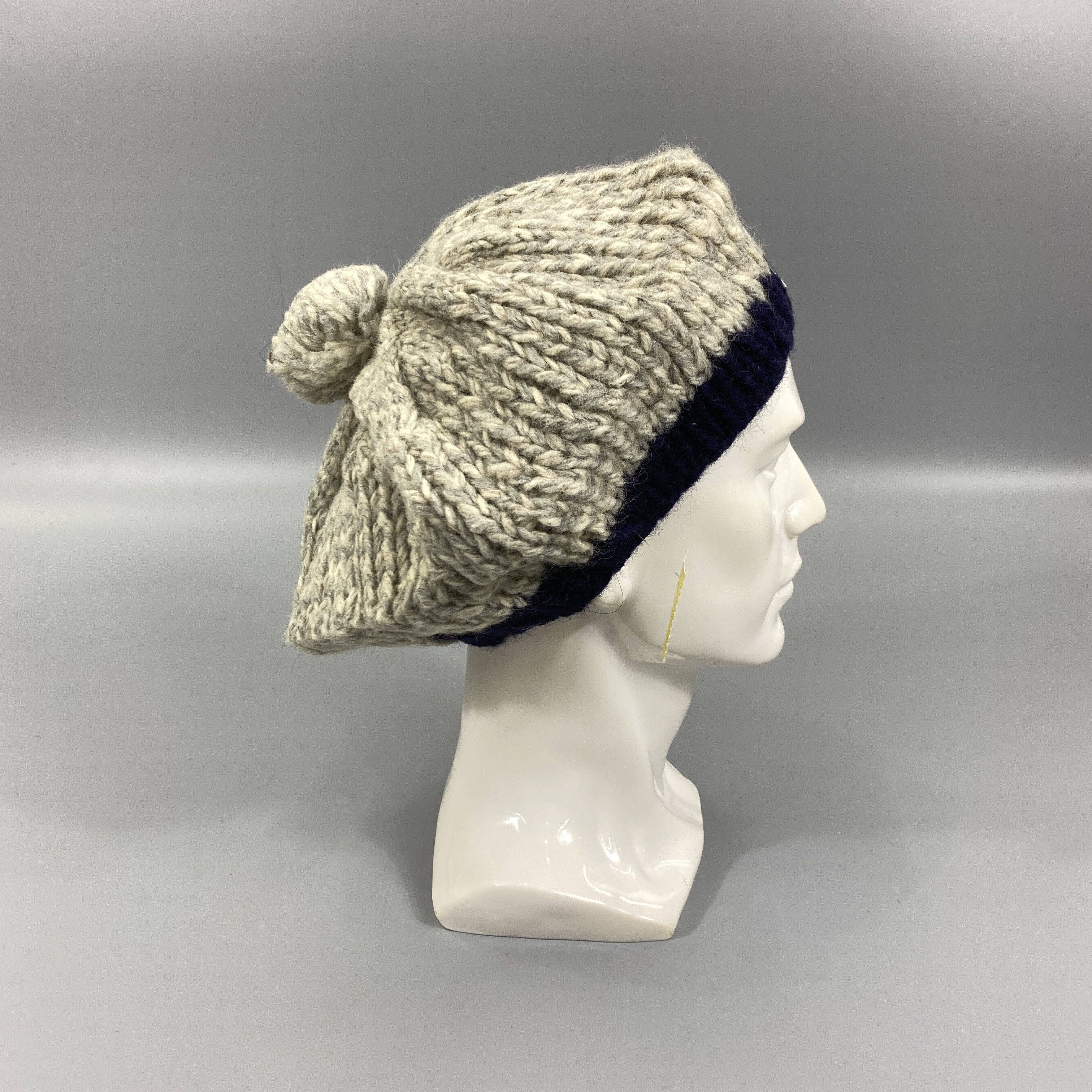 Japanese Brand Argyll And Bute Pure Wool Beanie Hats -BN878 Size ONE SIZE - 3 Thumbnail