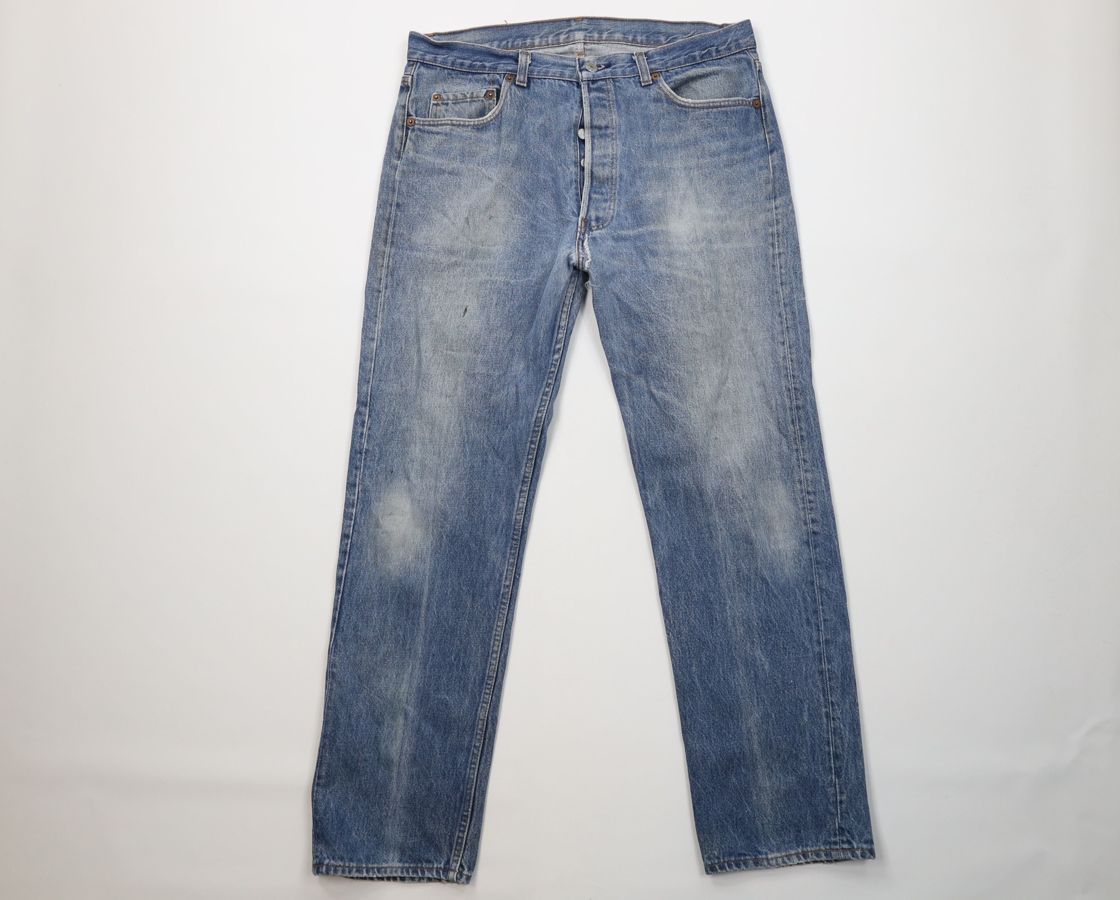 Levi's Vintage 80s Levis 501xx Button Fly Original Fit Jeans USA Size US 36 / EU 52 - 1 Thumbnail