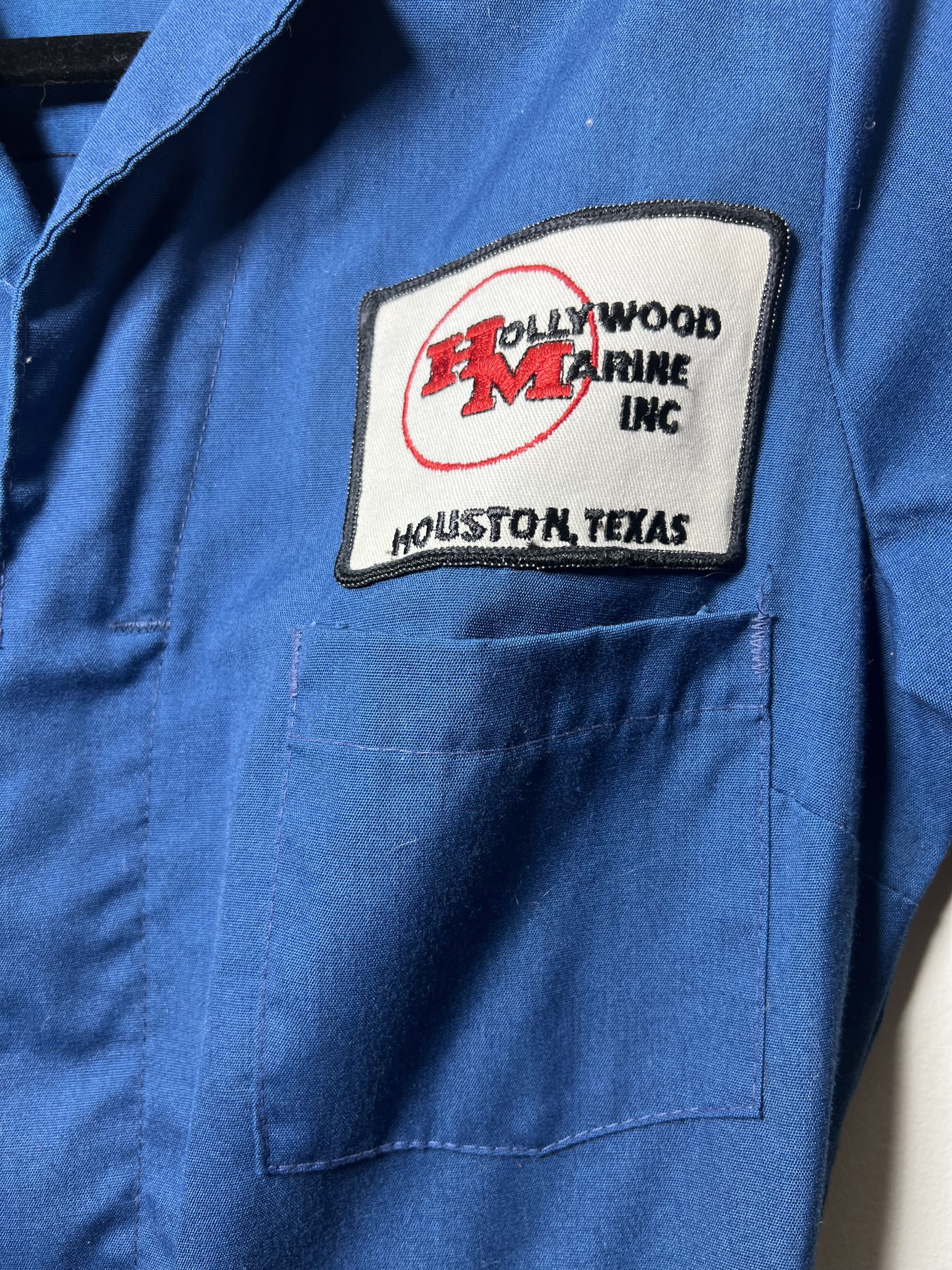 Vintage Vintage 60's Topp Master Jumpsuit - Hollywood Marine Inc. Size 29" - 7 Thumbnail