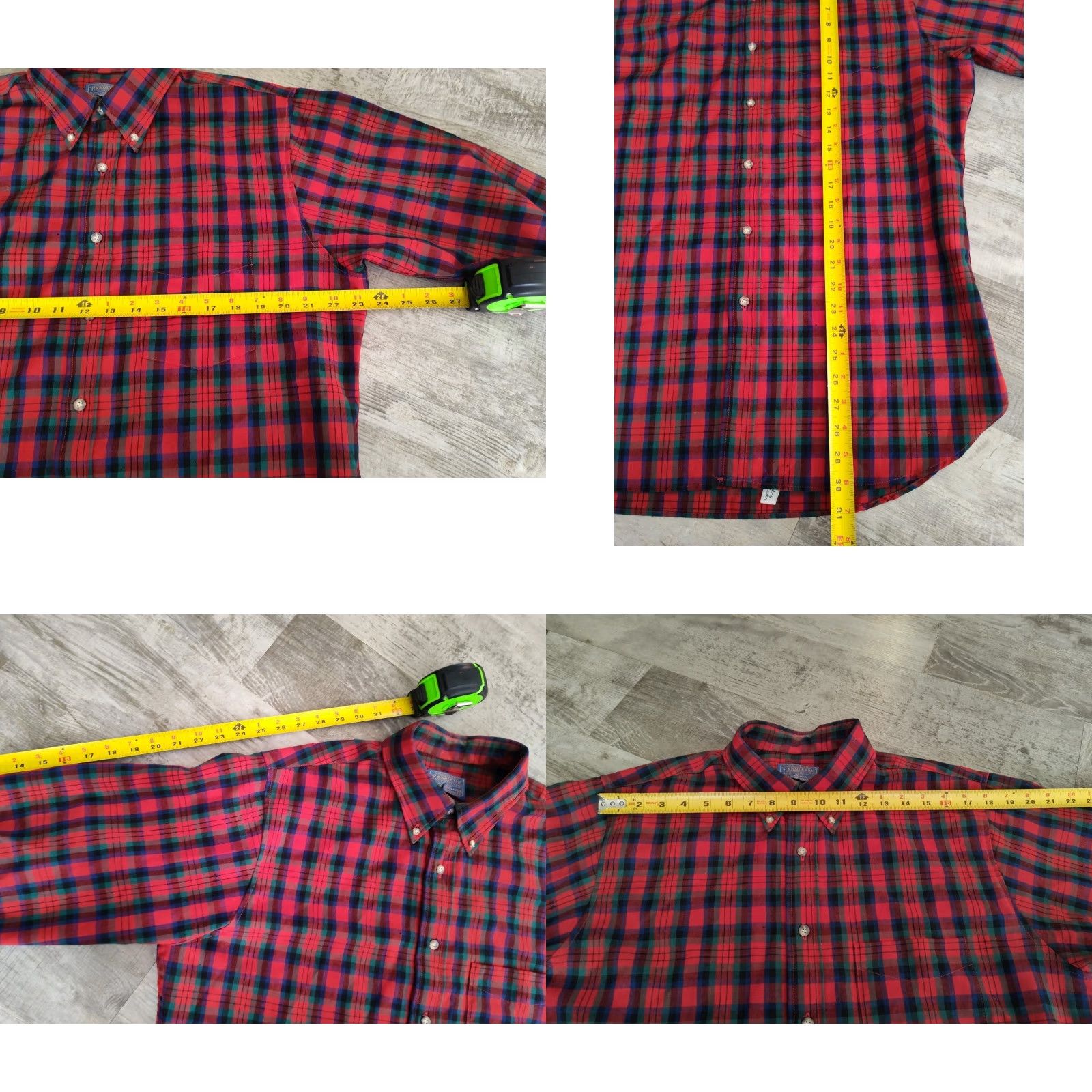 Pendleton VINTAGE Pendleton Men's Flannel Shirt L Long Sleeve Plaid Wool Tartan 90s Casual Outdoors Size US L / EU 52-54 / 3 - 8 Thumbnail