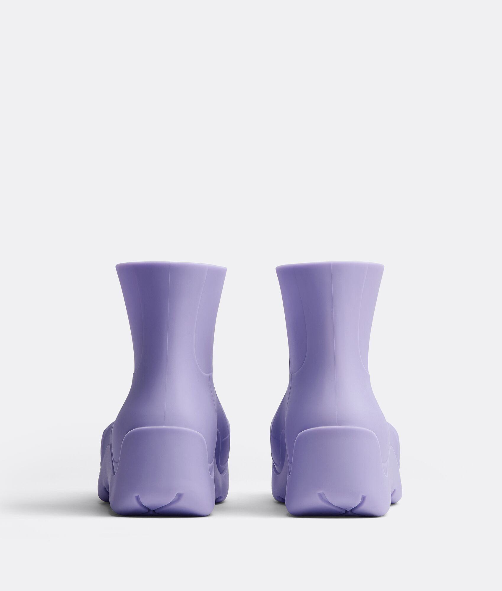 Bottega Veneta o1n1vont1224 Puddle Ankle Boots in Light Purple Size US 6 / IT 36 - 3 Thumbnail