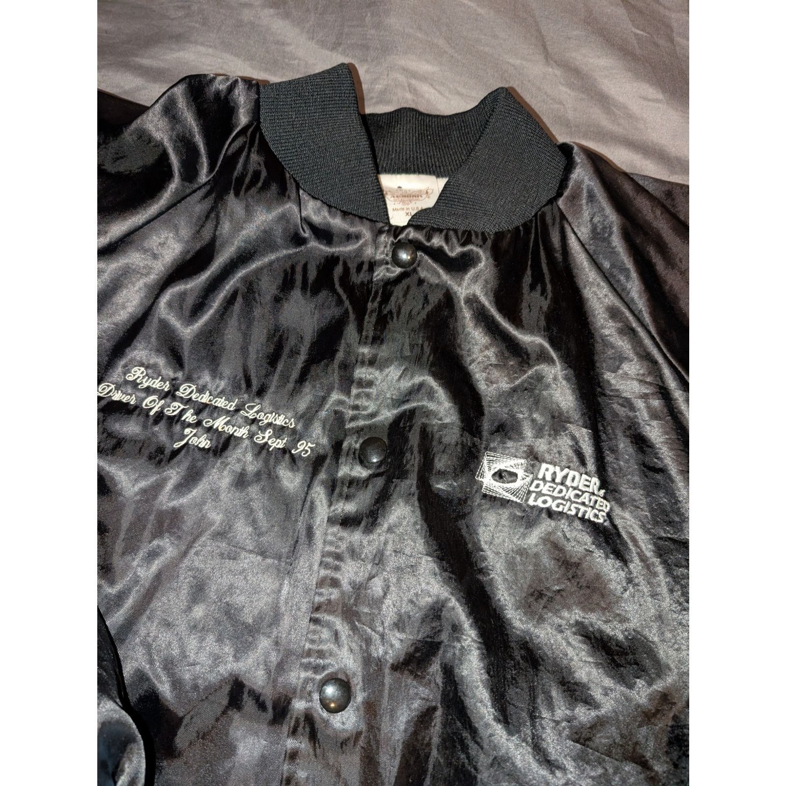 Auburn Sportswear Vintage Ryder Logistics Trucker Bomber Jacket for John XL Size US XL / EU 56 / 4 - 2 Thumbnail