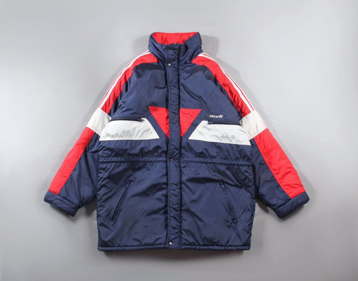 Adidas Adidas 90s Vintage Winter Jacket Coat Puffer Sportswear L Size US L / EU 52-54 / 3 - 1 Thumbnail