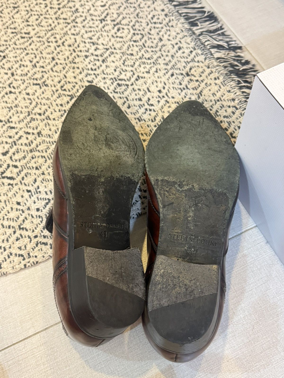 Stefan Cooke Stefan Cooke Brown Pointy Single Loafers Size US 10 / EU 43 - 7 Thumbnail