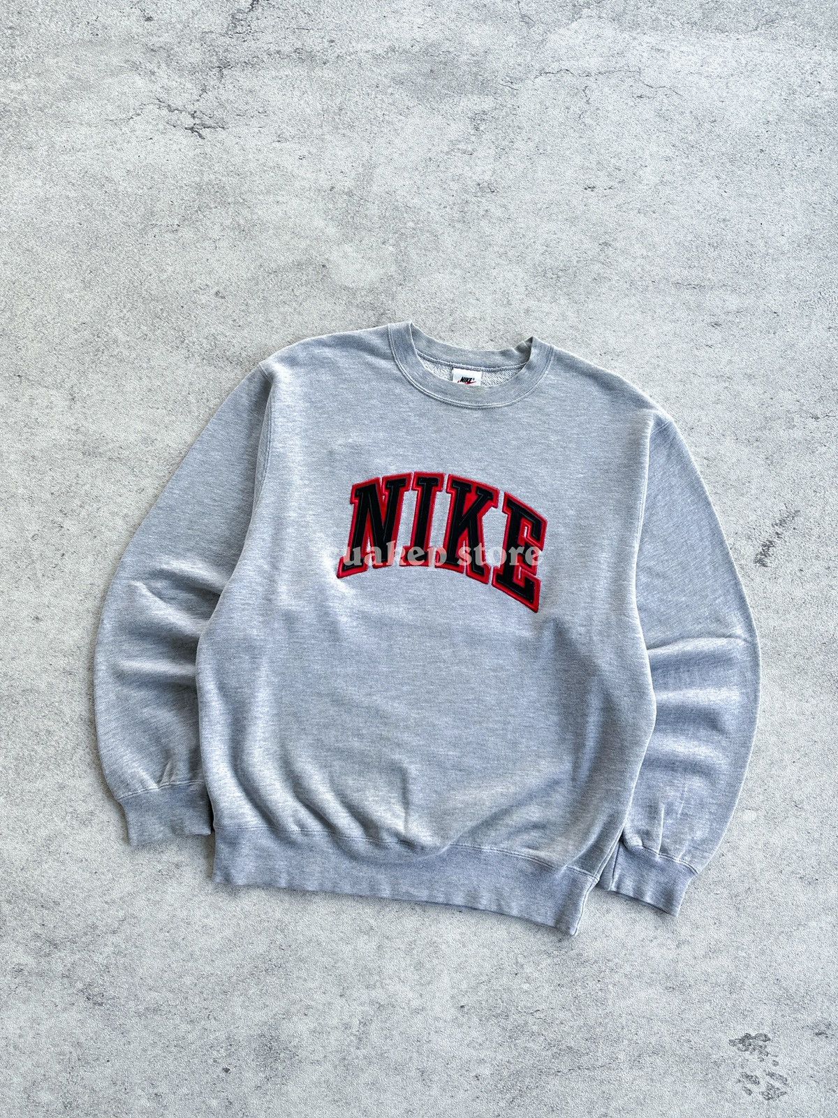 Nike NIKE Spellout x Big Swoosh Vintage 90’s Sweatshirt Size US M / EU 48-50 / 2 - 3 Thumbnail