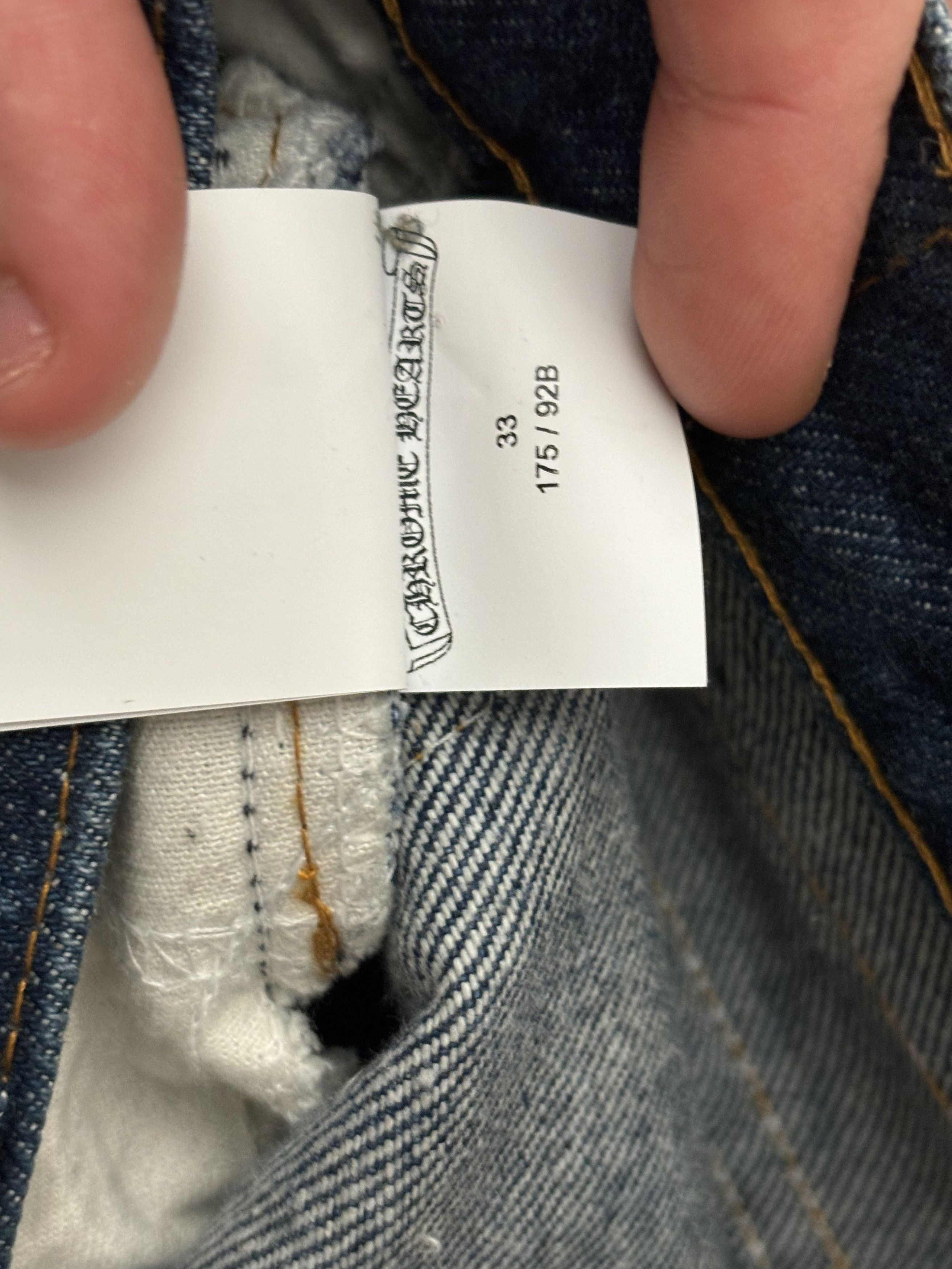 Chrome Hearts 🚭 CLASSIC GRAIL 🚭 CHROME HEARTS VINTAGE PATCHED LEVI’S Size US 33 - 18 Thumbnail