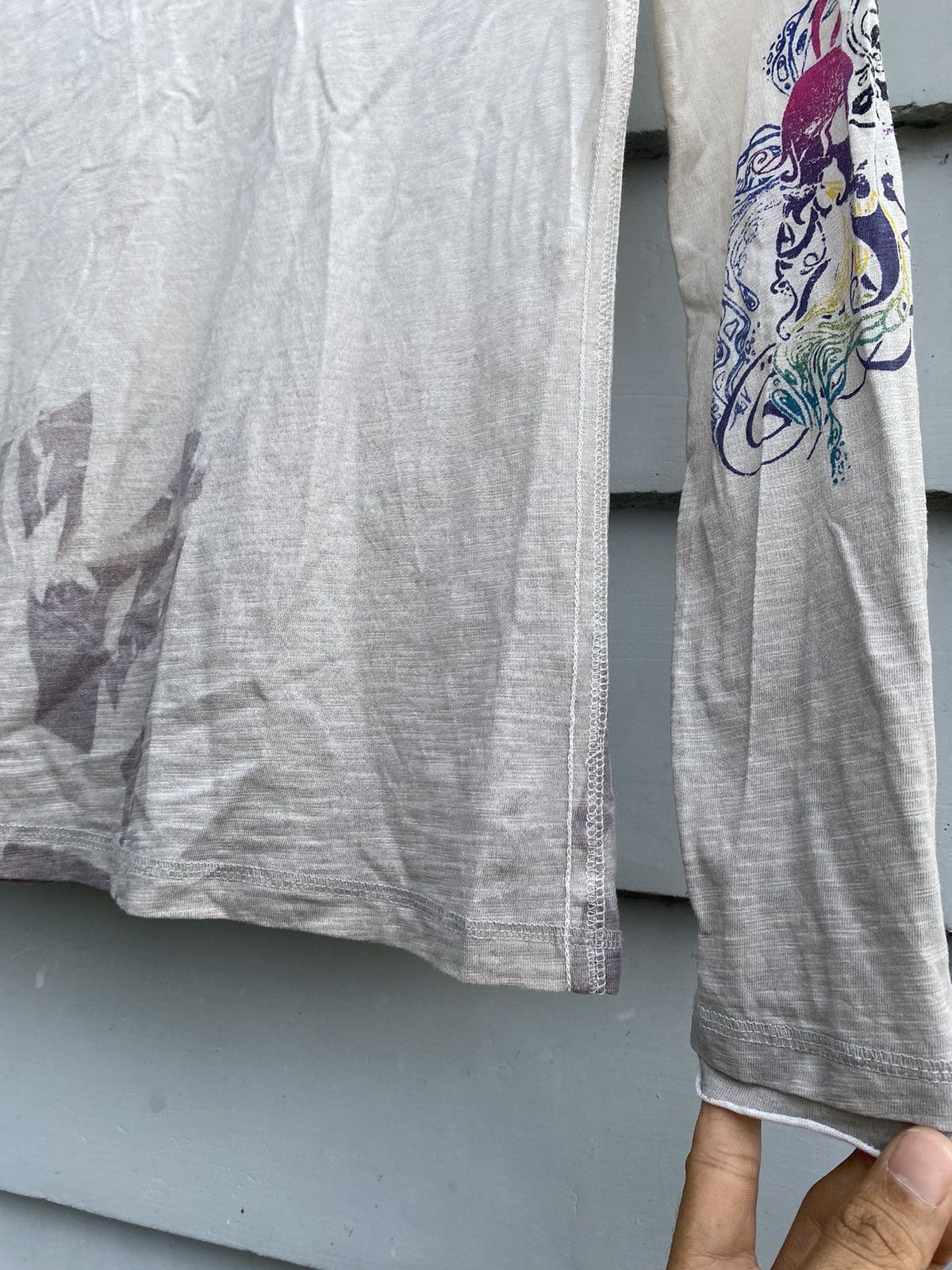 Esprit Esprit Psychedelic Graphic with Crazy Details & Crazy Design Size L / US 10 / IT 46 - 17 Thumbnail