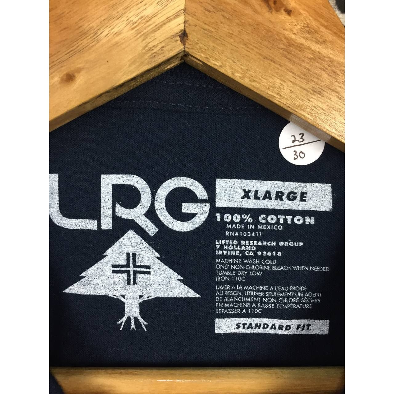 LRG Lifted Research Group Big Logo Standard Fit Tee Size US XL / EU 56 / 4 - 6 Thumbnail