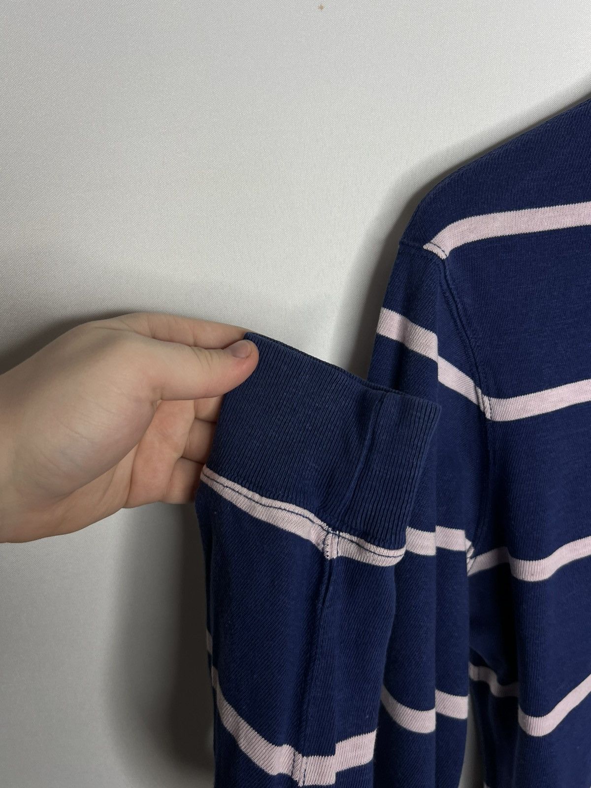 Polo Ralph Lauren Vintage Polo Ralph Lauren Striped Polo Shirt Long Sleeve Size US L / EU 52-54 / 3 - 7 Thumbnail