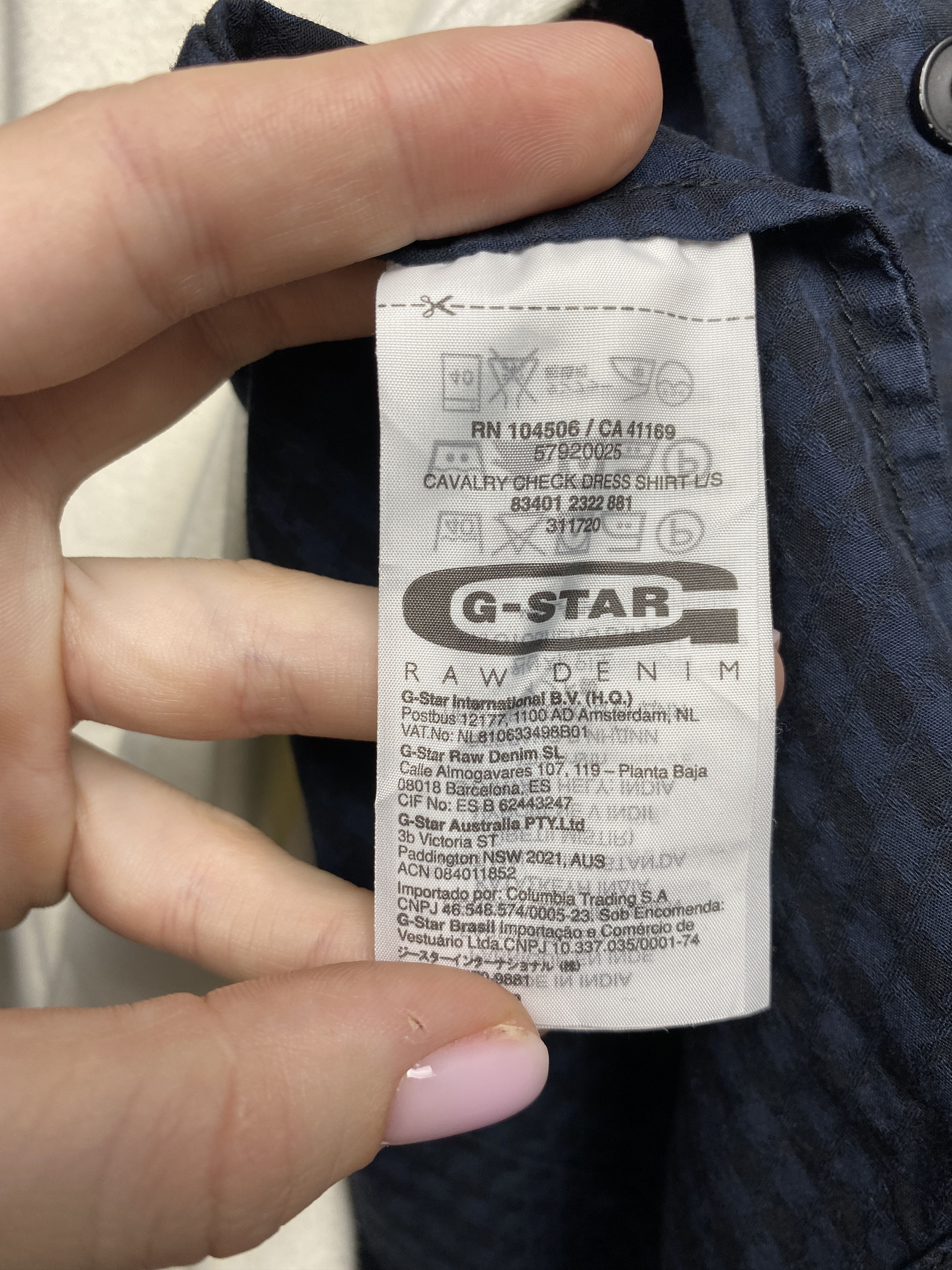 G-Star G Star Raw Vintage Mens Cavalry Check Shirt Size US XXL / EU 58 / 5 - 5 Thumbnail