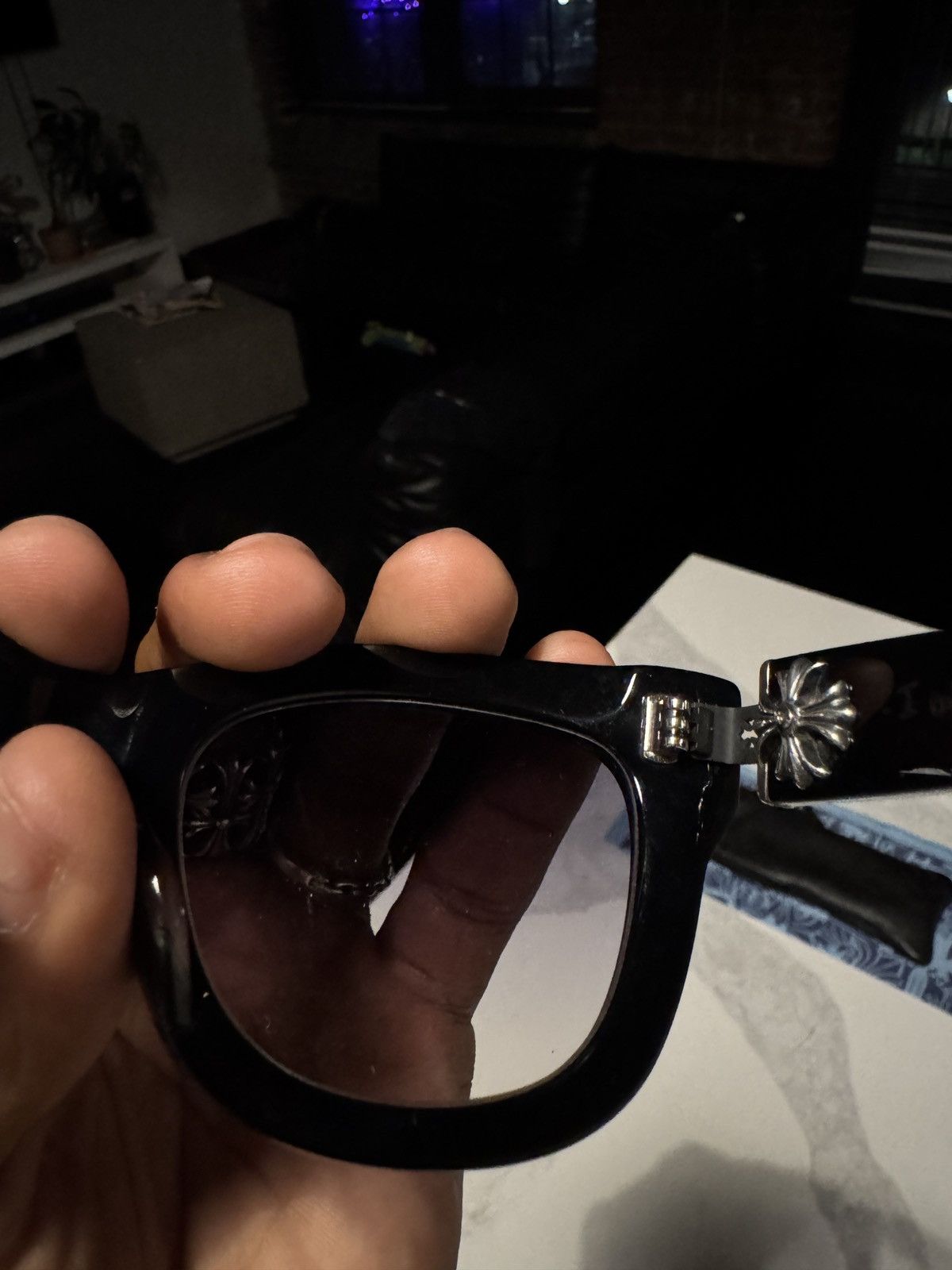 Chrome Hearts × Matty Boy Chrome Hearts TEAR DROP JOHNNY II Frames Size ONE SIZE - 4 Thumbnail