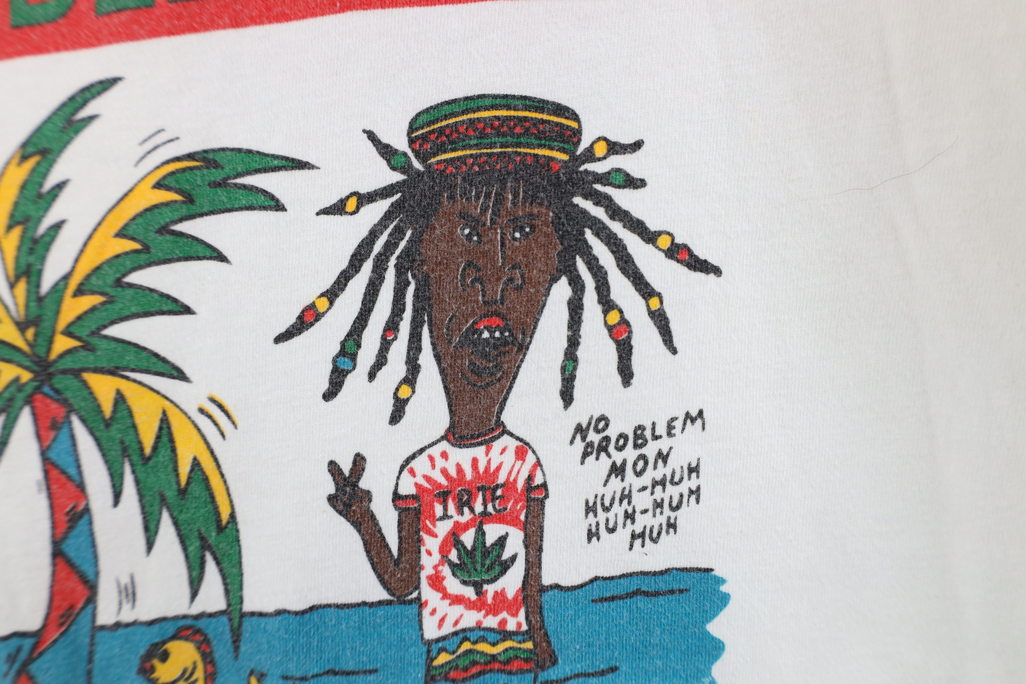 Vintage Vintage 90s Jamaica Beavis and Butthead Short Sleeve T-Shirt Size US L / EU 52-54 / 3 - 6 Thumbnail
