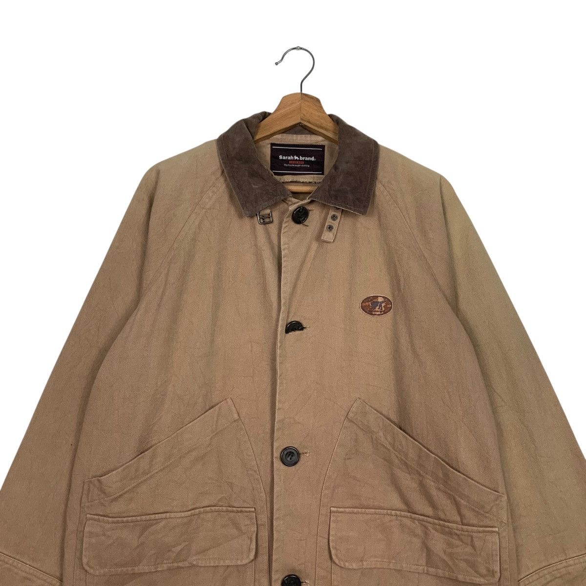 Vintage SARAH BRAND Good Dog Big Logo Worker Jacket #2476-C111 Size US M / EU 48-50 / 2 - 4 Thumbnail