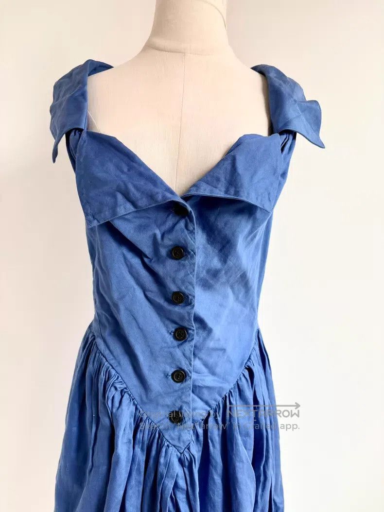 Vivienne Westwood Vivienne Westwood Blue Witch Bustier Dress Size M / US 6-8 / IT 42-44 - 2 Thumbnail