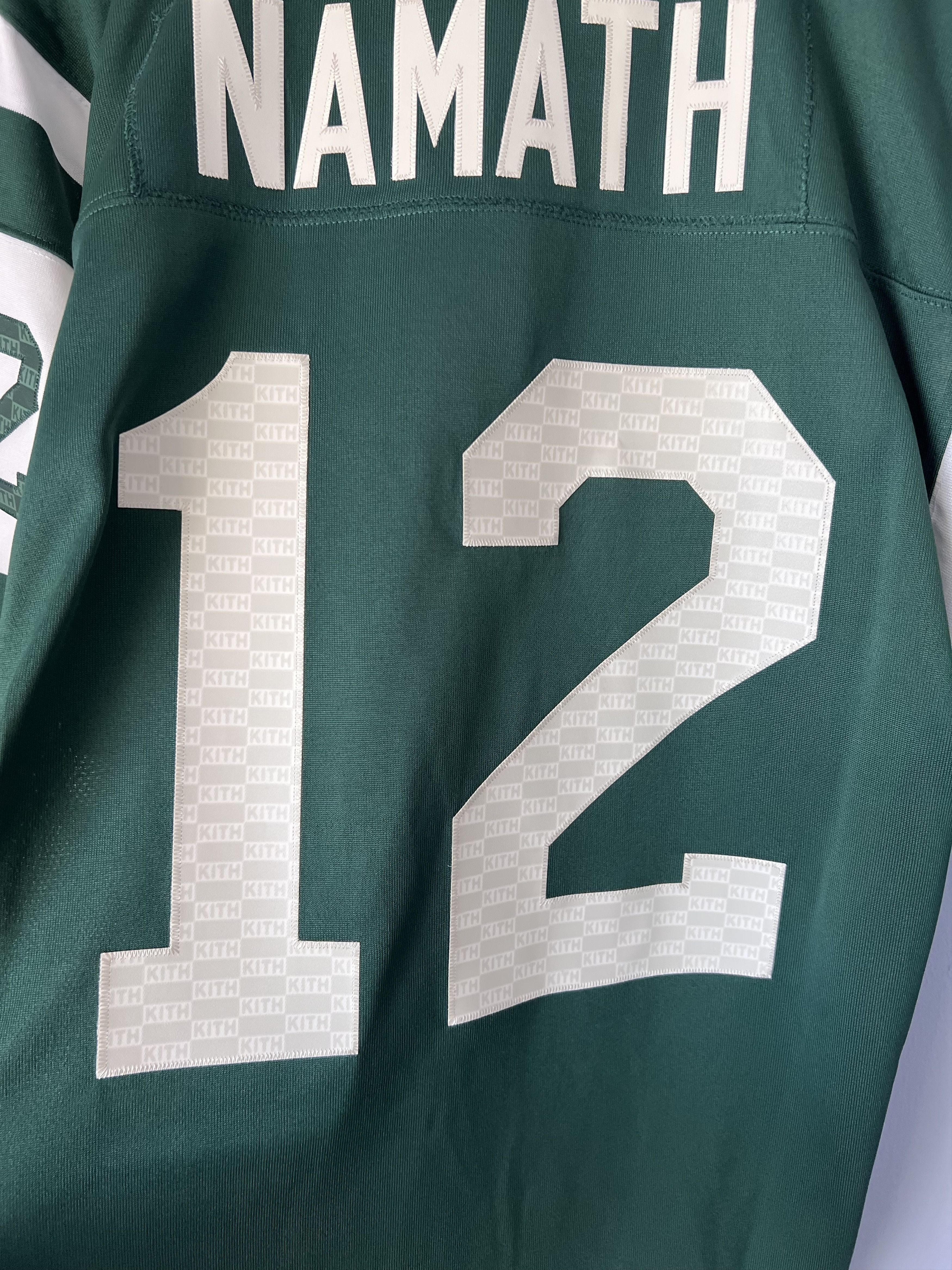 Kith × Mitchell & Ness Kith Mitchell & Ness NFL Joe Namath New York Jets Jersey Size US XL / EU 56 / 4 - 7 Thumbnail